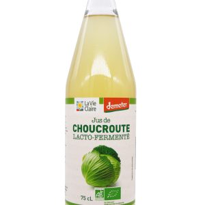 Jus de choucroute lacto-fermenté bio