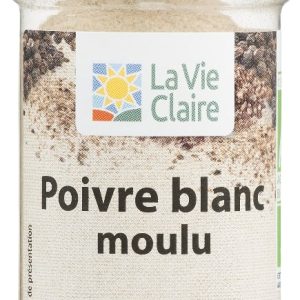 Poivre blanc moulu bio