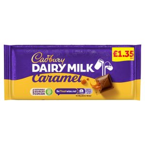 Cadbury Chocolat au Lait avec Cœur Caramel