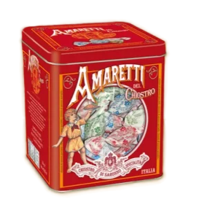Amaretti Metal Cube Tin