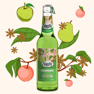 Sipsty Punchy – Pomme, Pêche & Poire
