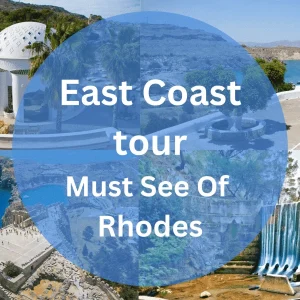 Excursion côte Est de Rhodes – Sources, villages et acropole de Lindos
