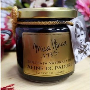 Confiture de myrtilles des bois sans sucre ajouté – Mica Ilinca – 220g